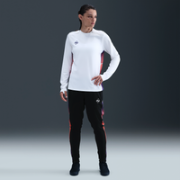 Pants de fútbol de tejido Knit Dri-FIT para mujer Nike United Academy Negro