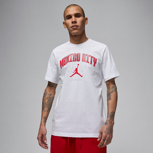 Playera Para Hombre Mexico City Jordan Blanco