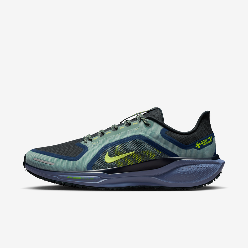 Tenis de correr en pavimento impermeables para hombre Nike Pegasus 41 GORE-TEX Verde