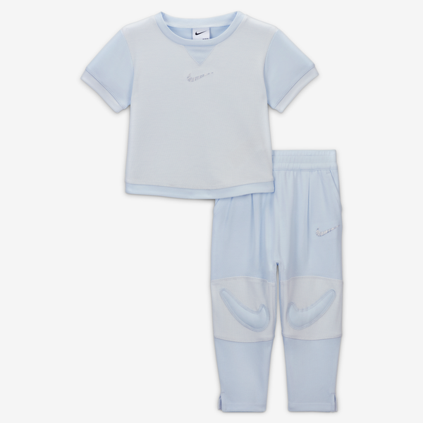 Nike Ready, Set! Conjunto De Playera Y Joggers Para Bebé Azul