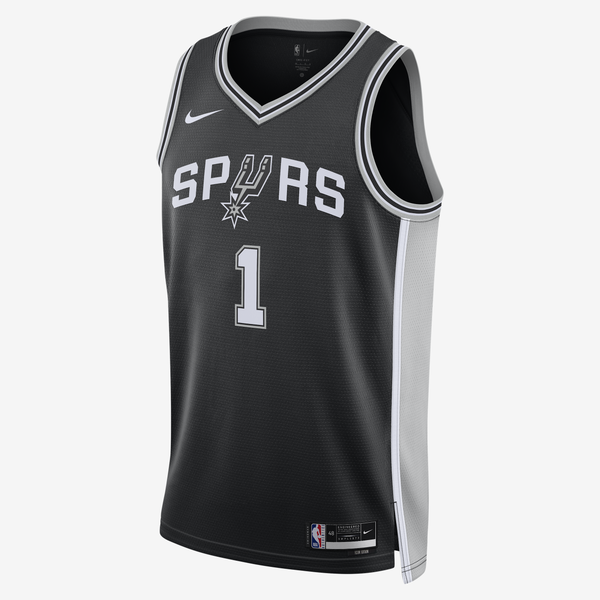 Jersey Nike Dri-Fit De La Nba Swingman Para Hombre San Antonio Spurs Icon Edition Negro