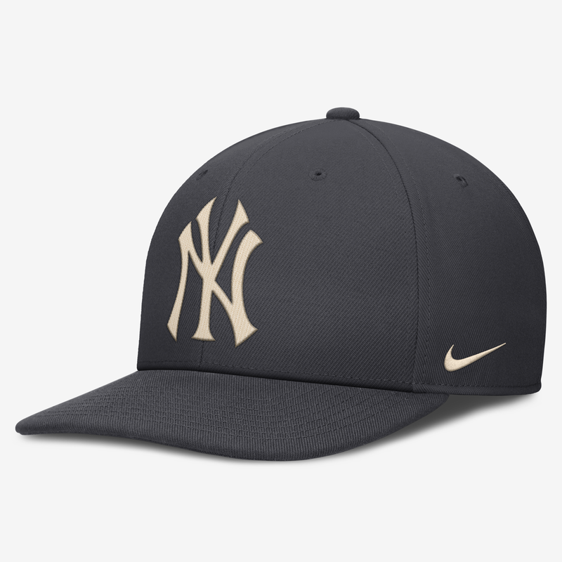 Gorra Estructurada De Visera Cuadrada Para Hombre Nike Statement Dri-Fit Pro New York Yankees Gris
