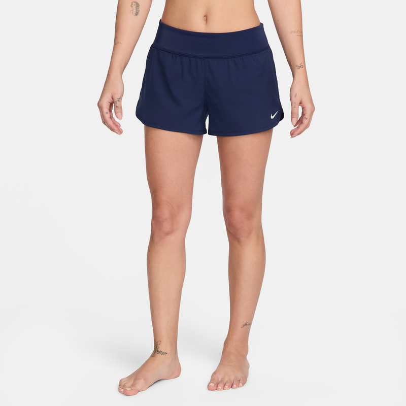 Shorts de playa para mujer Nike Swim Azul