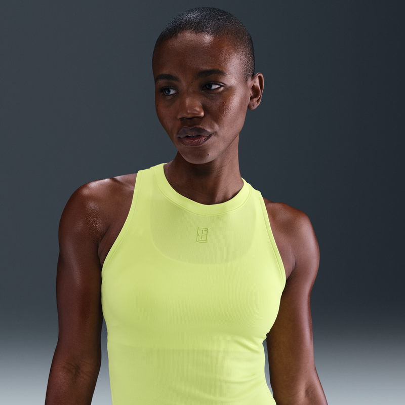 Camiseta De Tirantes De Tenis Dri-Fit Para Mujer Nikecourt Advantage Amarillo