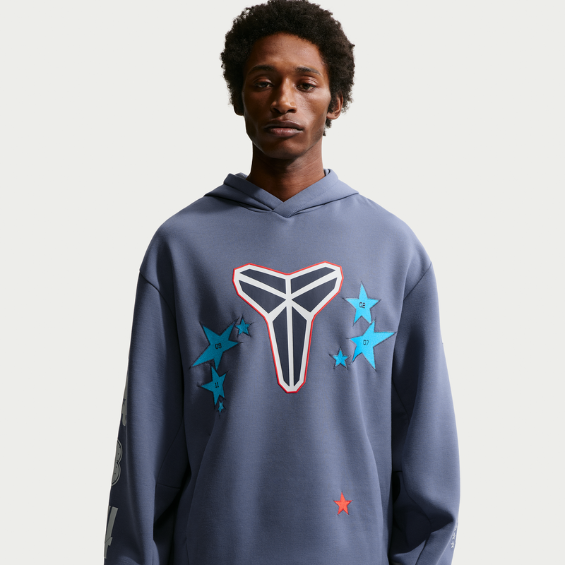 Sudadera con gorro sin cierre de básquetbol de tejido Fleece para hombre Kobe