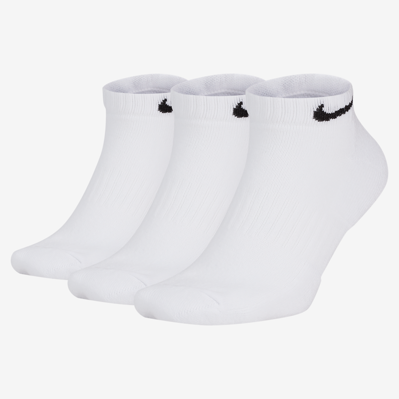 Calcetines de entrenamiento bajos (3 pares) Nike Everyday Cushioned Blanco