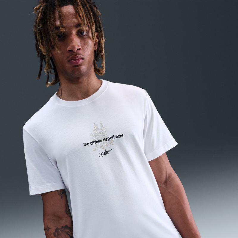 Playera Para Hombre Nike Sportswear Club Blanco