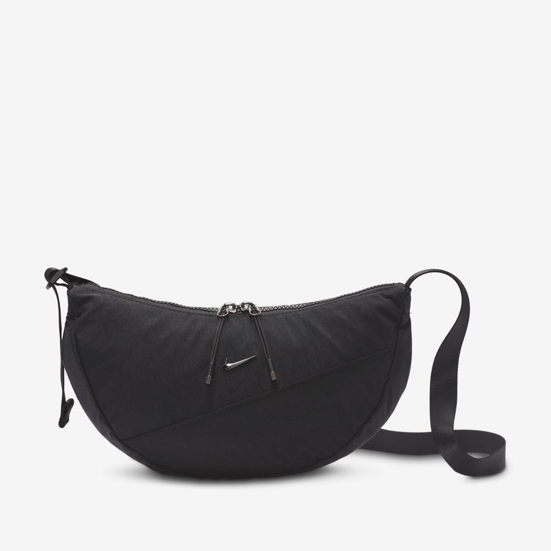 Bolsa bandolera Crescent (4 L) Nike Aura Negro