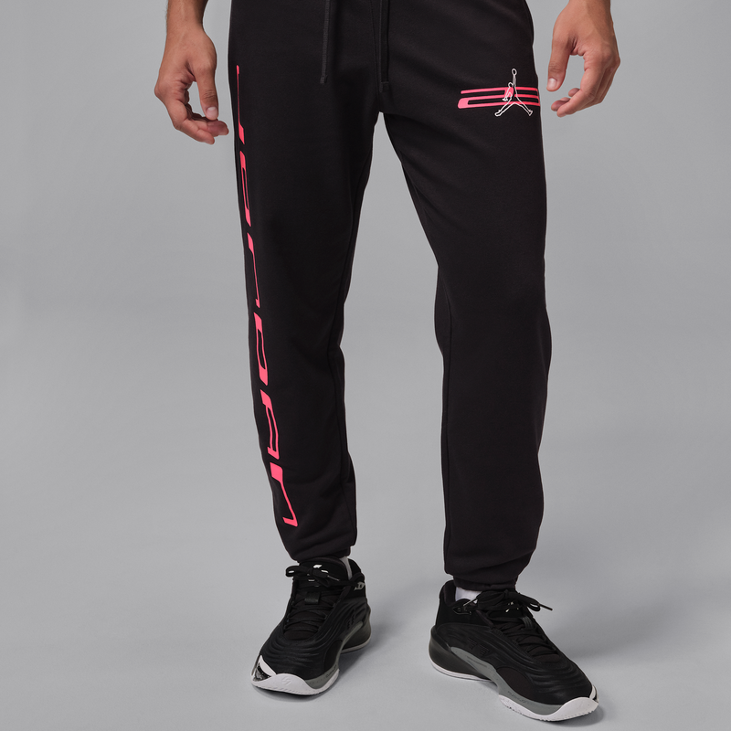 Pants de tejido Fleece Dri-FIT para hombre Jordan Sport Crossover Negro