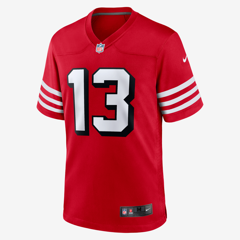 Jersey de juego Nike para hombre San Francisco 49ers Rojo