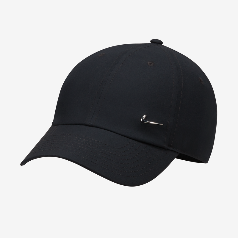 Gorra Swoosh Metálica Sin Estructura Nike Dri-Fit Club Negro