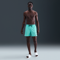 Shorts de playa o alberca de 13 cm para hombre Nike Swim Logo Tape Lap Verde