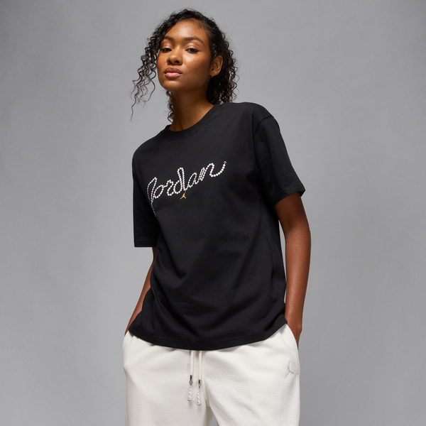 Playera Para Mujer Jordan Brooklyn Negro