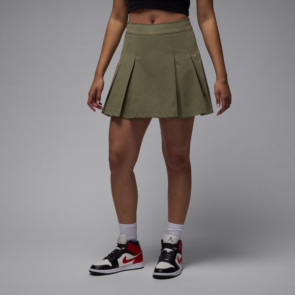 Falda Plisada Para Mujer Jordan Poolside Verde