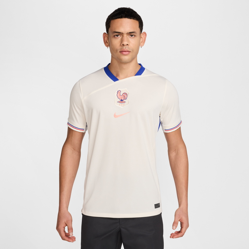 Jersey De Fútbol Nike Dri-Fit Replica Para Hombre Fff Visitante 2025 Stadium (Equipo Femenino) Marrón