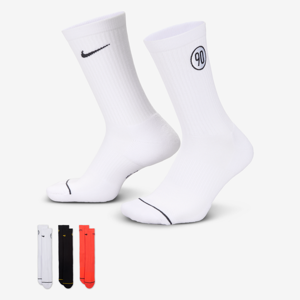 Nike Total 90 Everyday Calcetines Largos Acolchados (3 Pares) Multicolor