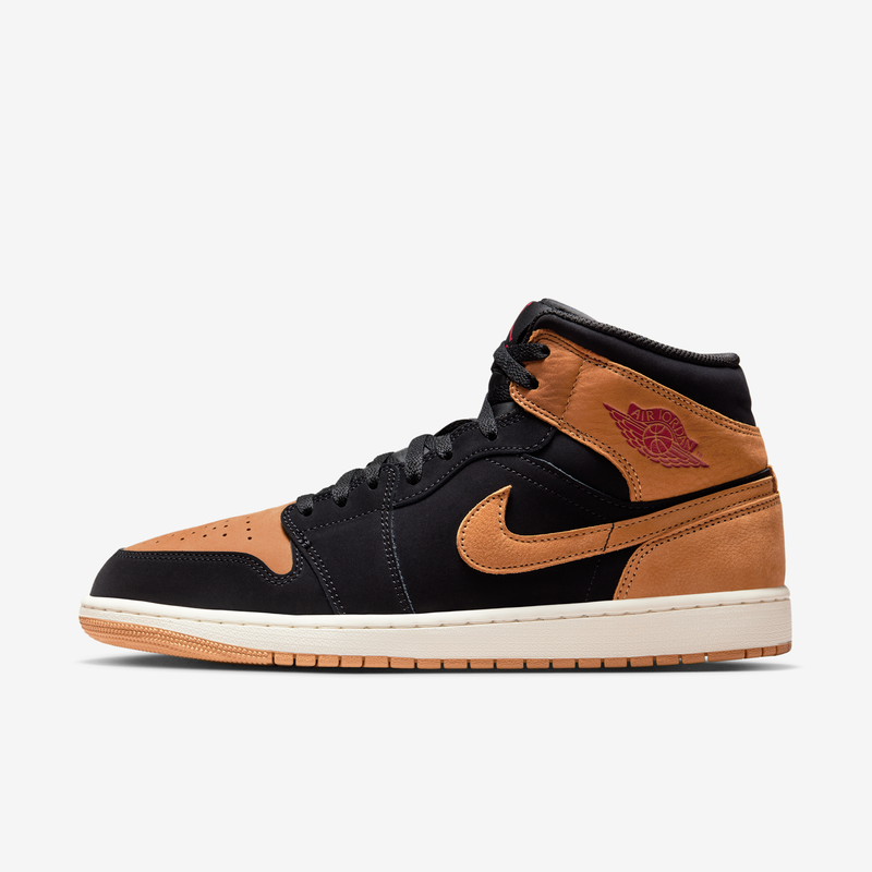 Tenis Para Hombre Air Jordan 1 Mid Se Negro