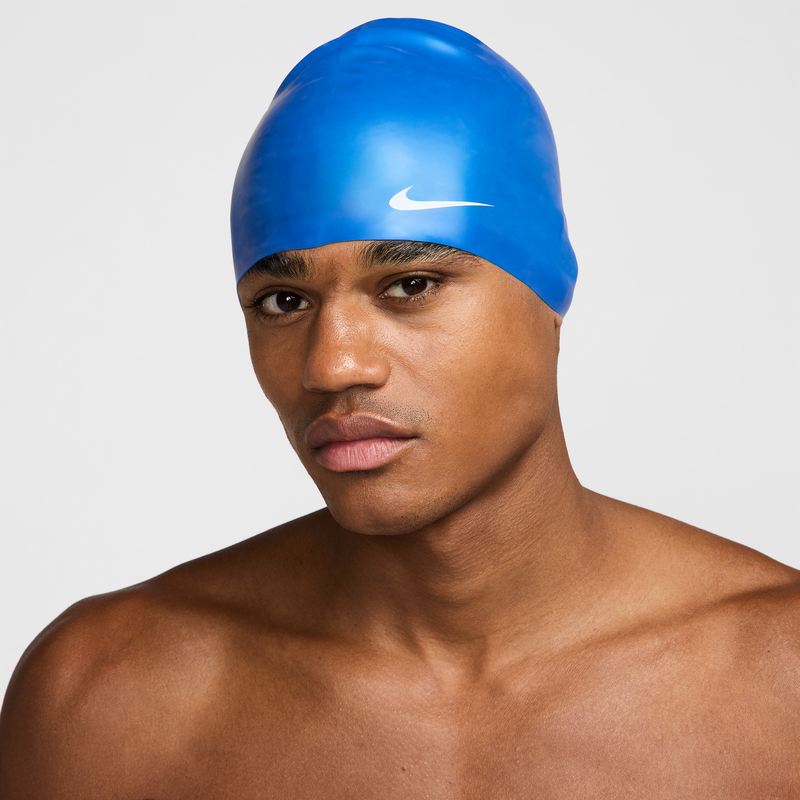 Gorra De Natación Nike Swim Solid Silicone Azul