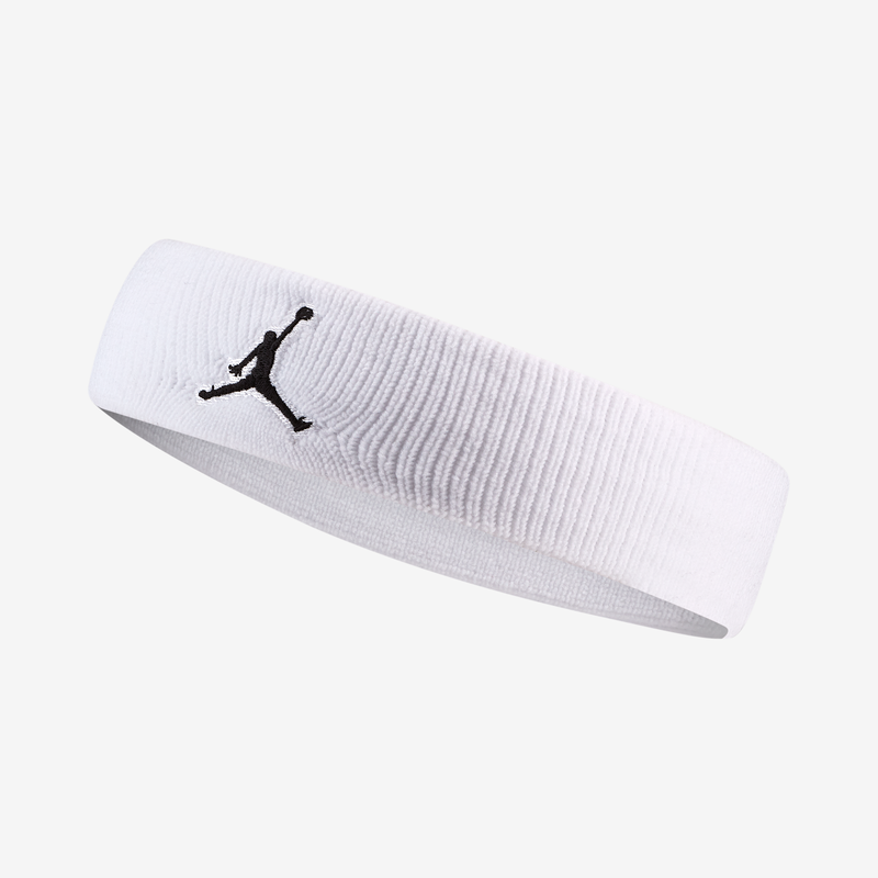Cinta para el pelo Jordan Dri-FIT Jumpman Blanco