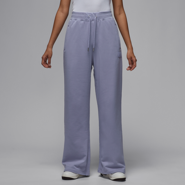 Pants De French Terry Para Mujer Jordan Flight Fleece Morado
