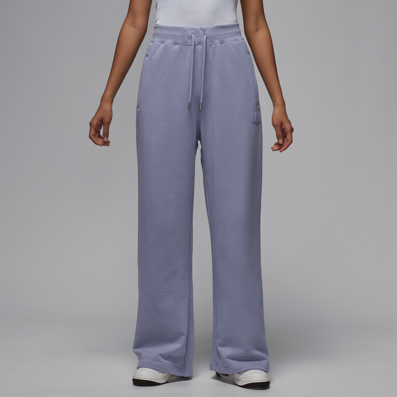 Pants De French Terry Para Mujer Jordan Flight Fleece Morado