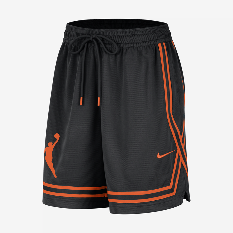 Shorts de la WNBA Nike Dri-FIT para mujer Team 13 Negro