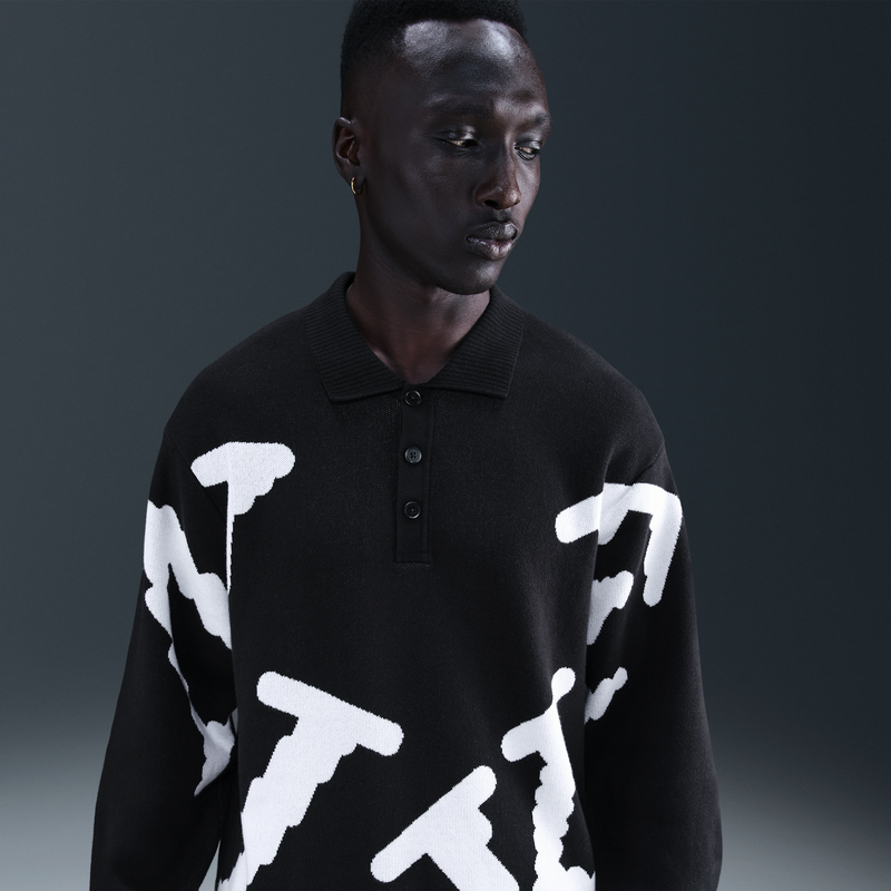 Suéter de rugby para hombre Nike Sportswear Club Negro