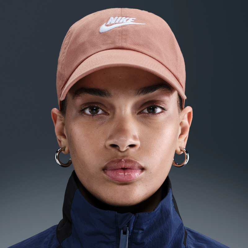 Gorra desestructurada Futura Wash Nike Club Rosa