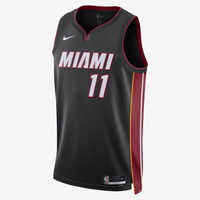 Jersey Nike Dri-FIT de la NBA Swingman para hombre Miami Heat Icon Edition Negro