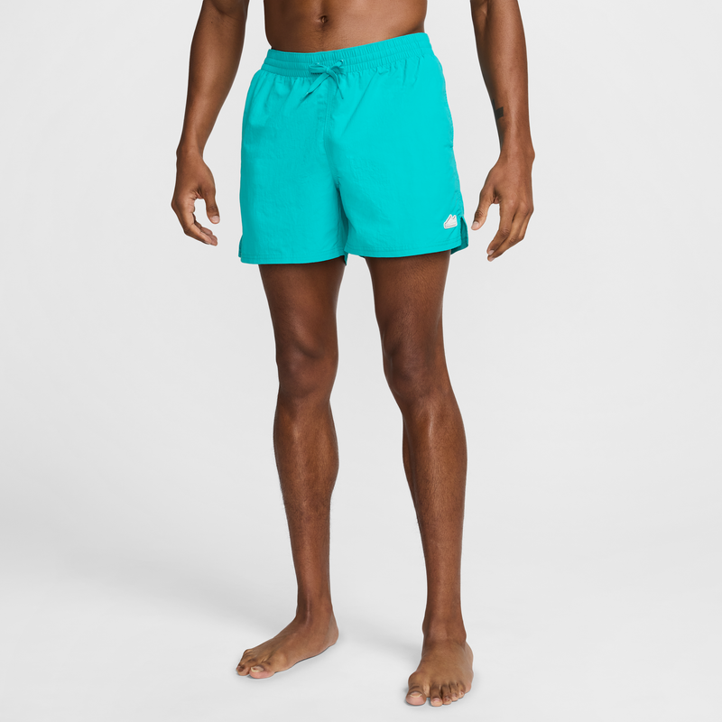 Shorts De Vóleibol De 13 Cm Con Forro Completo Para Hombre Nike Swim Breaker Verde