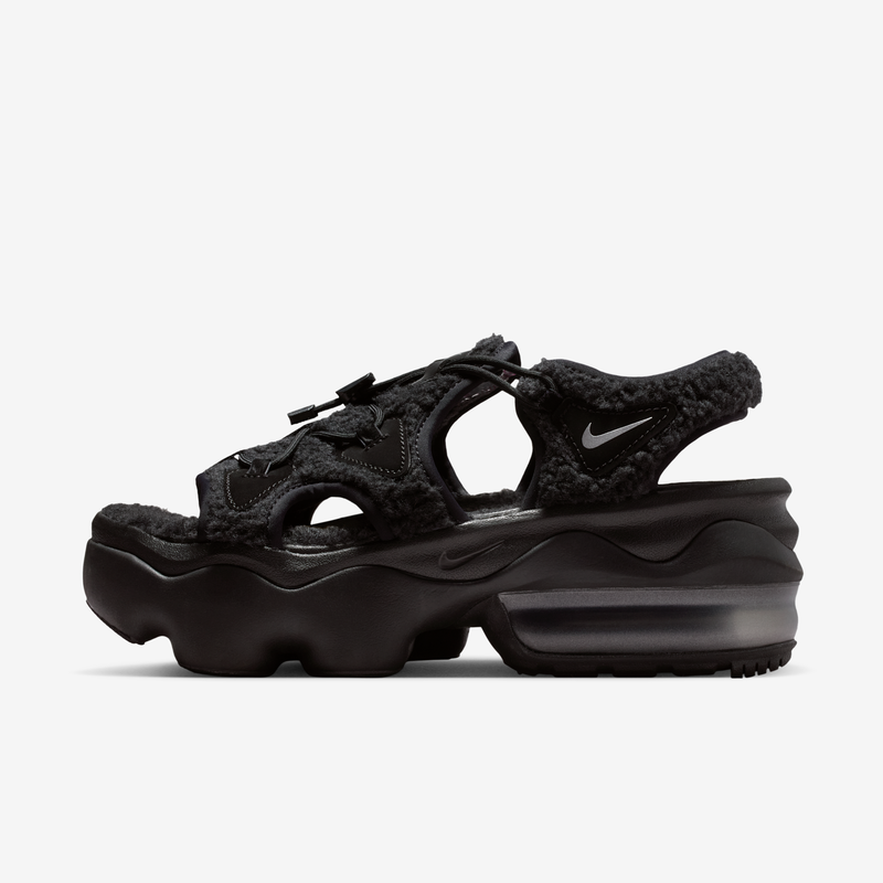 Sandalias Para Mujer Nike Air Max Koko Fur Negro