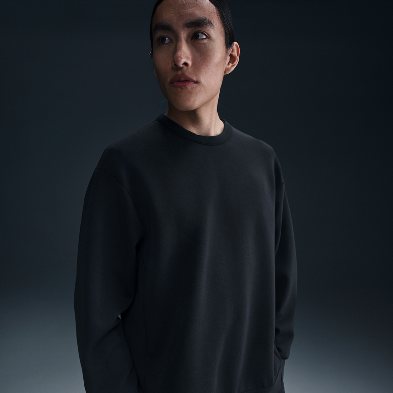 Playera De Cuello Redondo Dri-Fit Para Hombre Nike 24.7 Impossiblysoft Negro