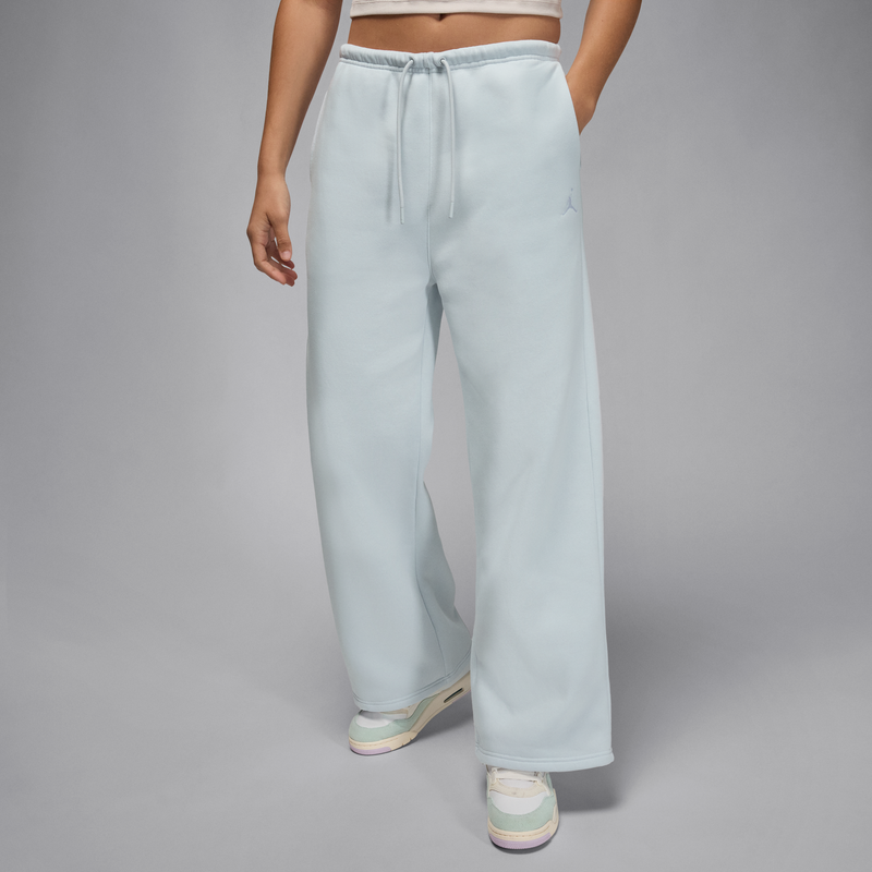 Pants de dobladillo abierto para mujer Jordan Brooklyn Fleece Gris