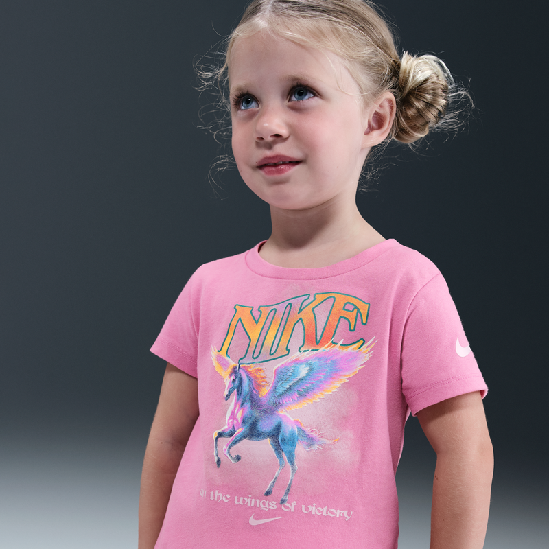 Playera Pegasus infantil Nike Rosa