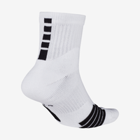 Calcetines de básquetbol al tobillo Nike Elite Blanco