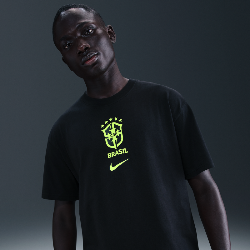 Playera de fútbol Nike Brasil Premium de portero para hombre