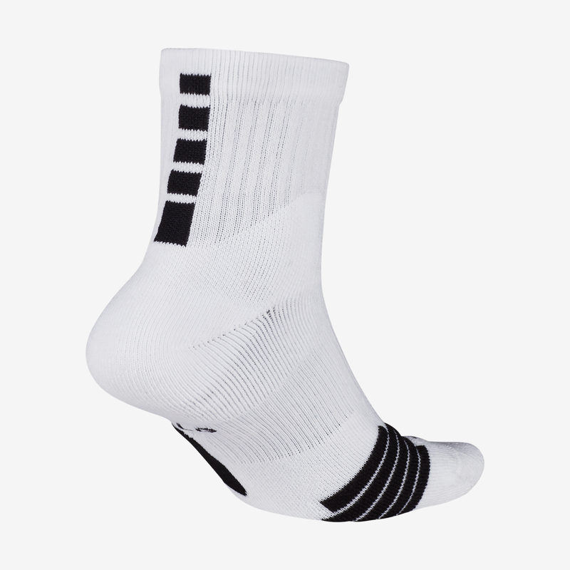 Calcetines de básquetbol al tobillo Nike Elite Blanco