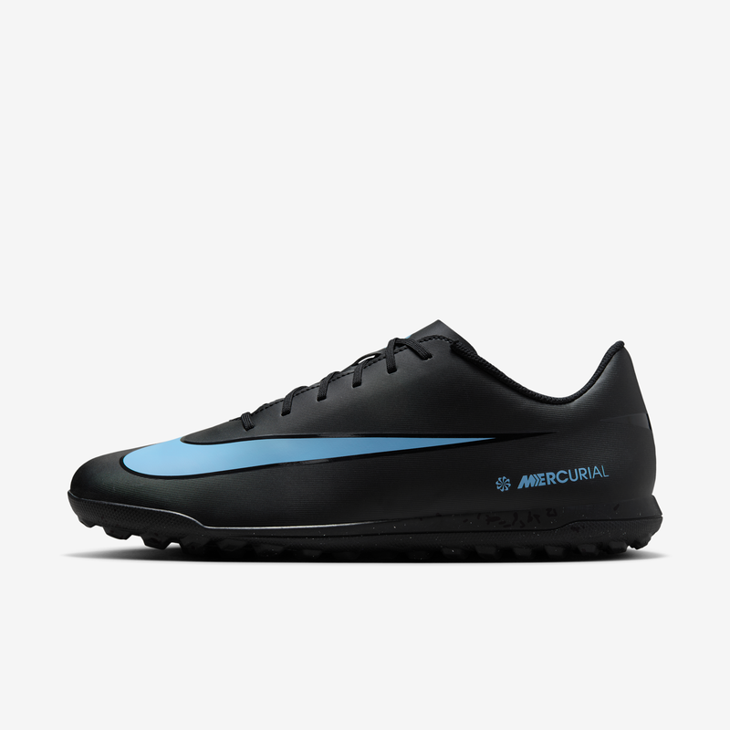 Tacos De Fútbol Para Pasto Sintético (Turf) De Corte Low Nike Mercurial Vapor 16 Club Negro