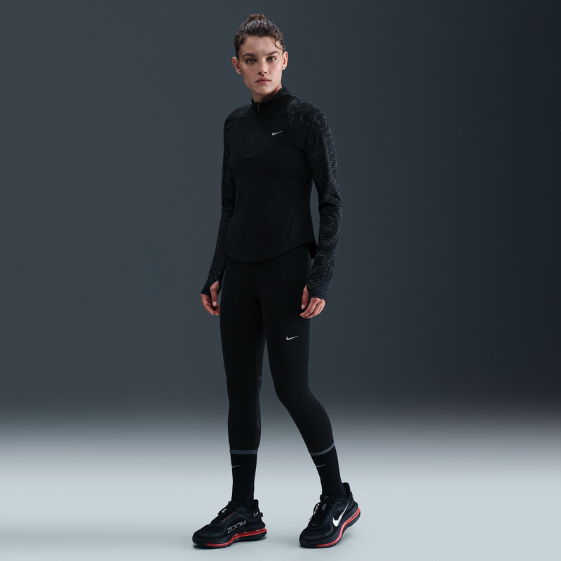 Leggings De Correr De Tiro Alto De 7/8 Para Mujer Nike Tempo Flash Negro