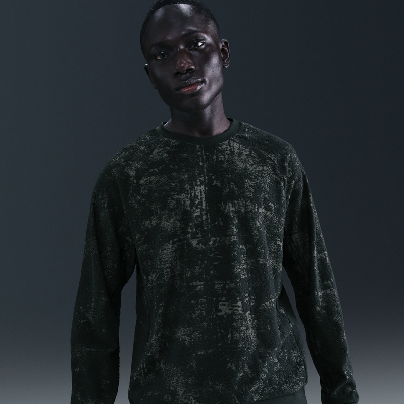 Sudadera De Cuello Redondo Therma-Fit Versátil Para Hombre Nike Primary Verde