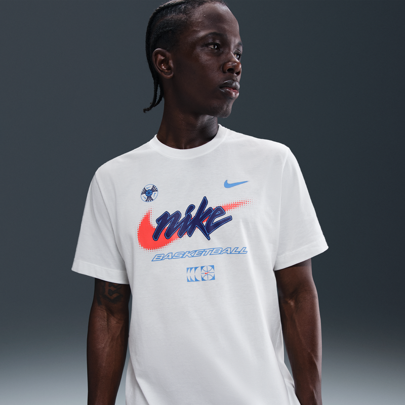 Playera De Básquetbol Para Hombre Nike Blanco