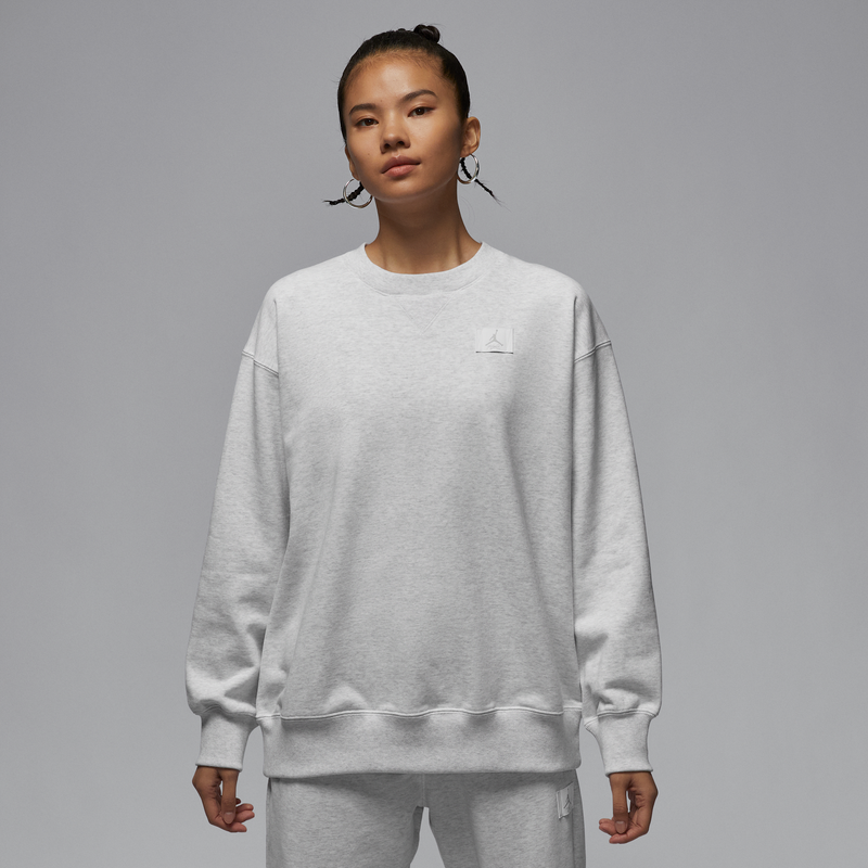 Sudadera De Cuello Redondo Para Mujer Jordan Flight Fleece Marrón