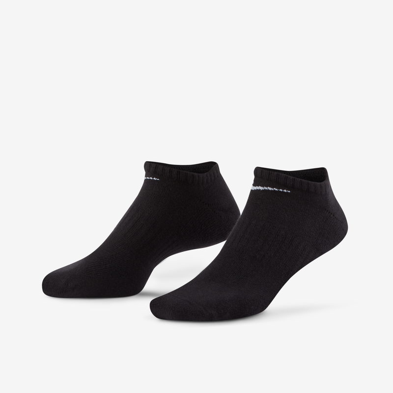 Calcetines De Entrenamiento Invisibles Nike Everyday Cushioned (3 Pares) Negro