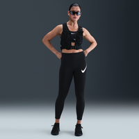 Leggings de correr de tiro alto de 7/8 para mujer Nike Tempo Swoosh Run Negro