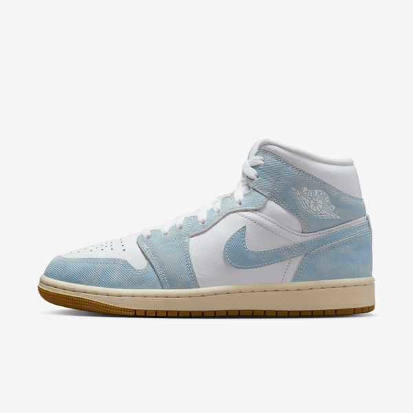 Tenis Para Mujer Air Jordan 1 Mid Se Blanco