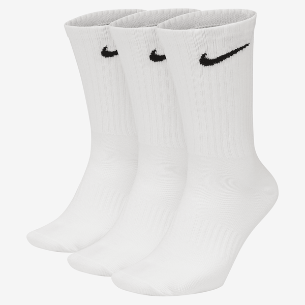 Calcetas De Entrenamiento (3 Pares) Nike Everyday Lightweight Blanco
