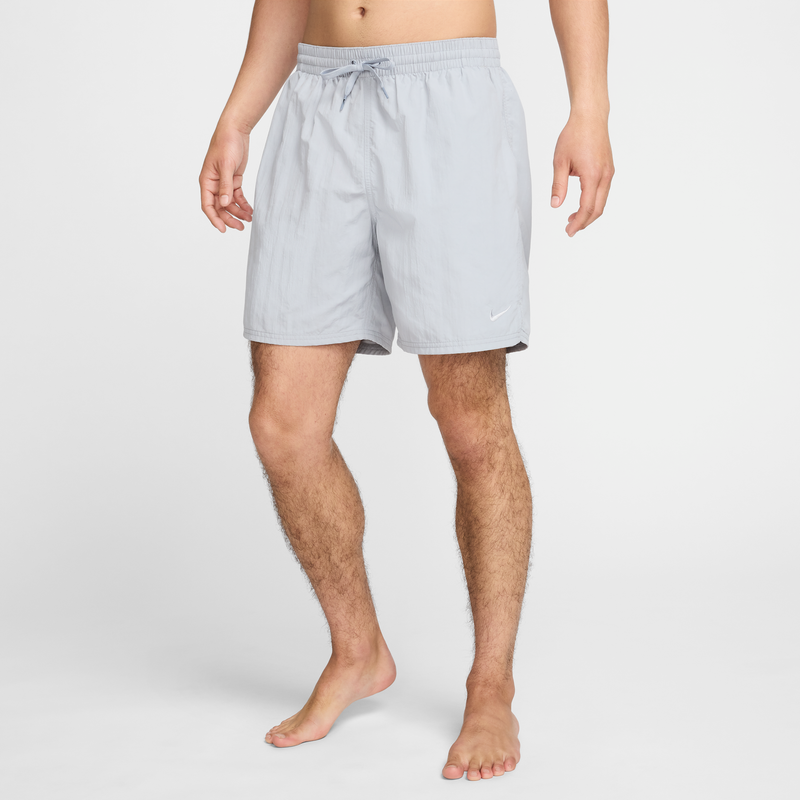 Shorts De Vóleibol De 18 Cm Con Forro Completo Para Hombre Nike Swim Breaker Icon Gris