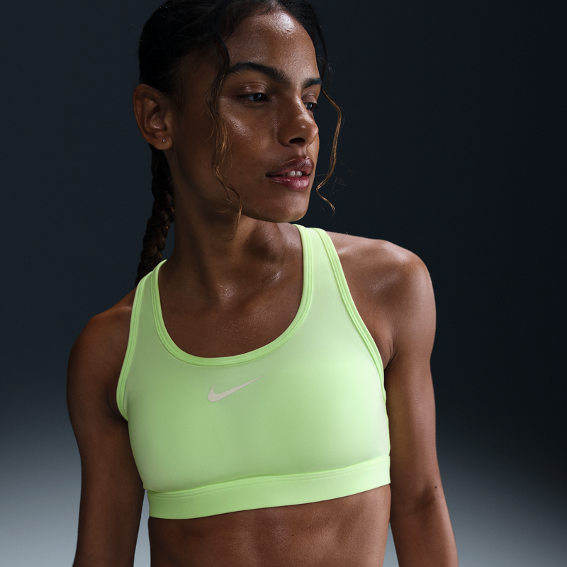 Bra Deportivo Con Almohadillas Para Mujer Nike Swoosh Medium Support Amarillo