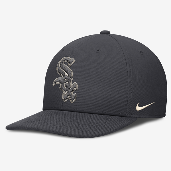 Gorra Estructurada De Visera Cuadrada Para Hombre Nike Statement Dri-Fit Pro Chicago White Sox Gris