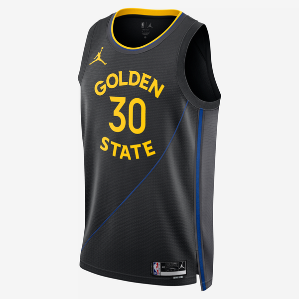 Jersey Jordan Dri-Fit De La Nba Swingman Para Hombre Stephen Curry Golden State Warriors 2024/25 Statement Edition Negro